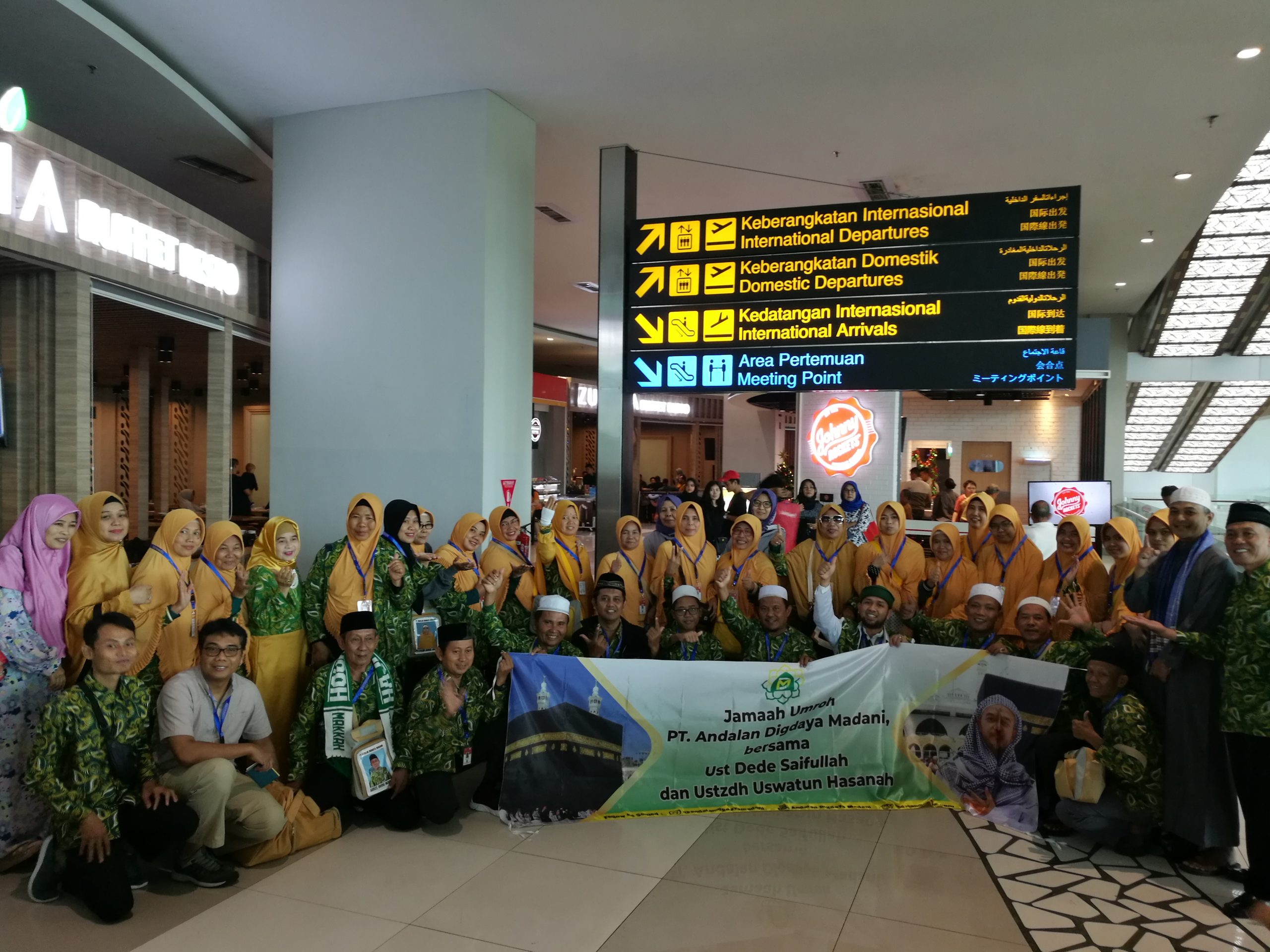 Jamaah Andalan Digdaya di bandara